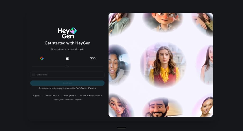 HeyGen-sign-up