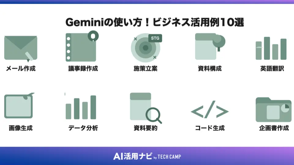 Geminiの使い方！ビジネス活用例10選