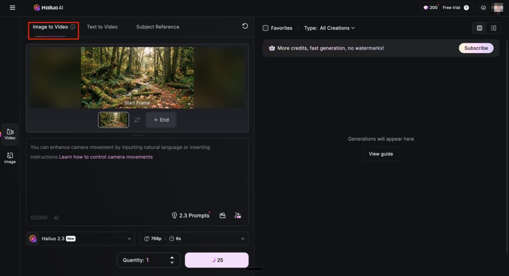 Hailuo AI-image-to-video