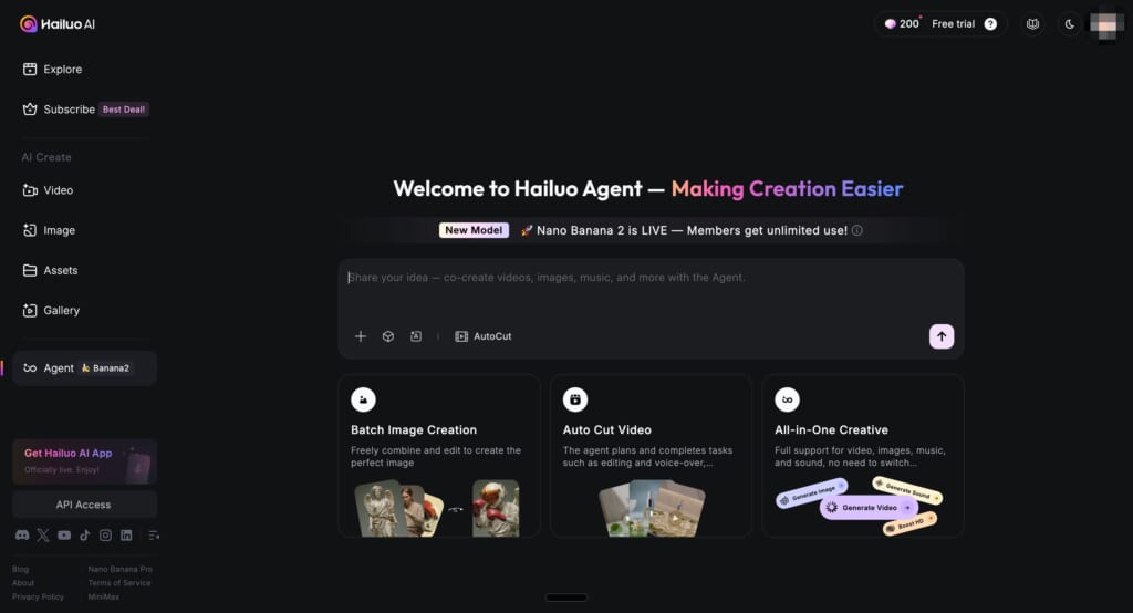 Hailuo AI-sign-up-done