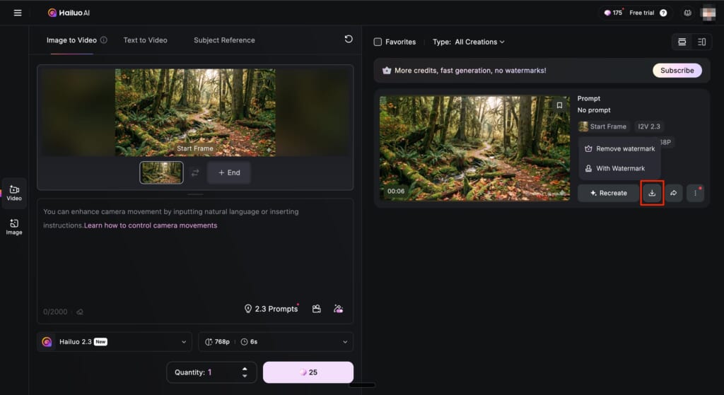 Hailuo AI-video-download
