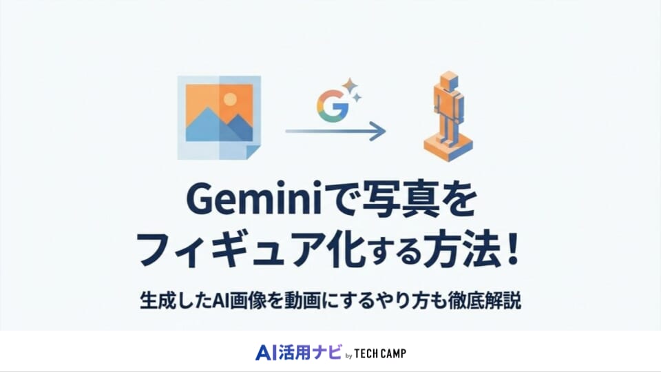Geminiで写真をフィギュア化する方法！生成したAI画像を動画にするやり方も徹底解説