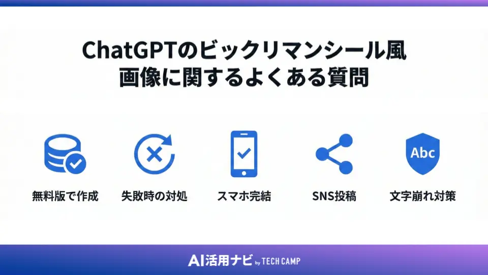 ChatGPTのビックリマンシール風画像に関するよくある質問