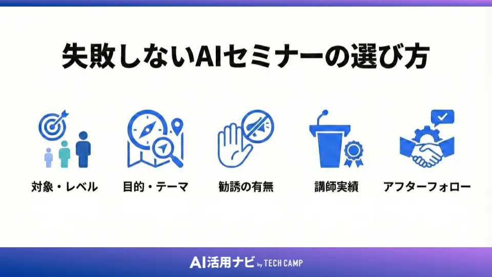 失敗しない生成AIスクールの選び方