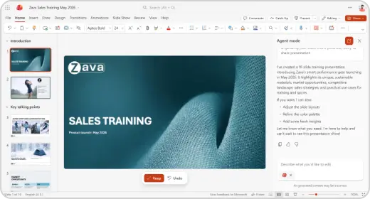 5．PowerPoint：テキストから60秒でスライドを生成