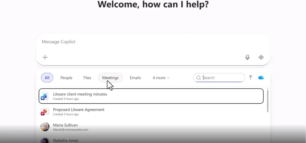 11．Copilot Chat：社内ファイルをまたいで情報を横断検索