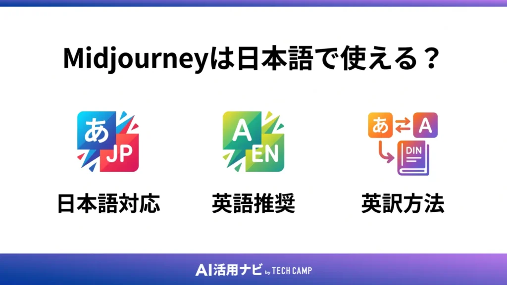 Midjourneyは日本語で使える？