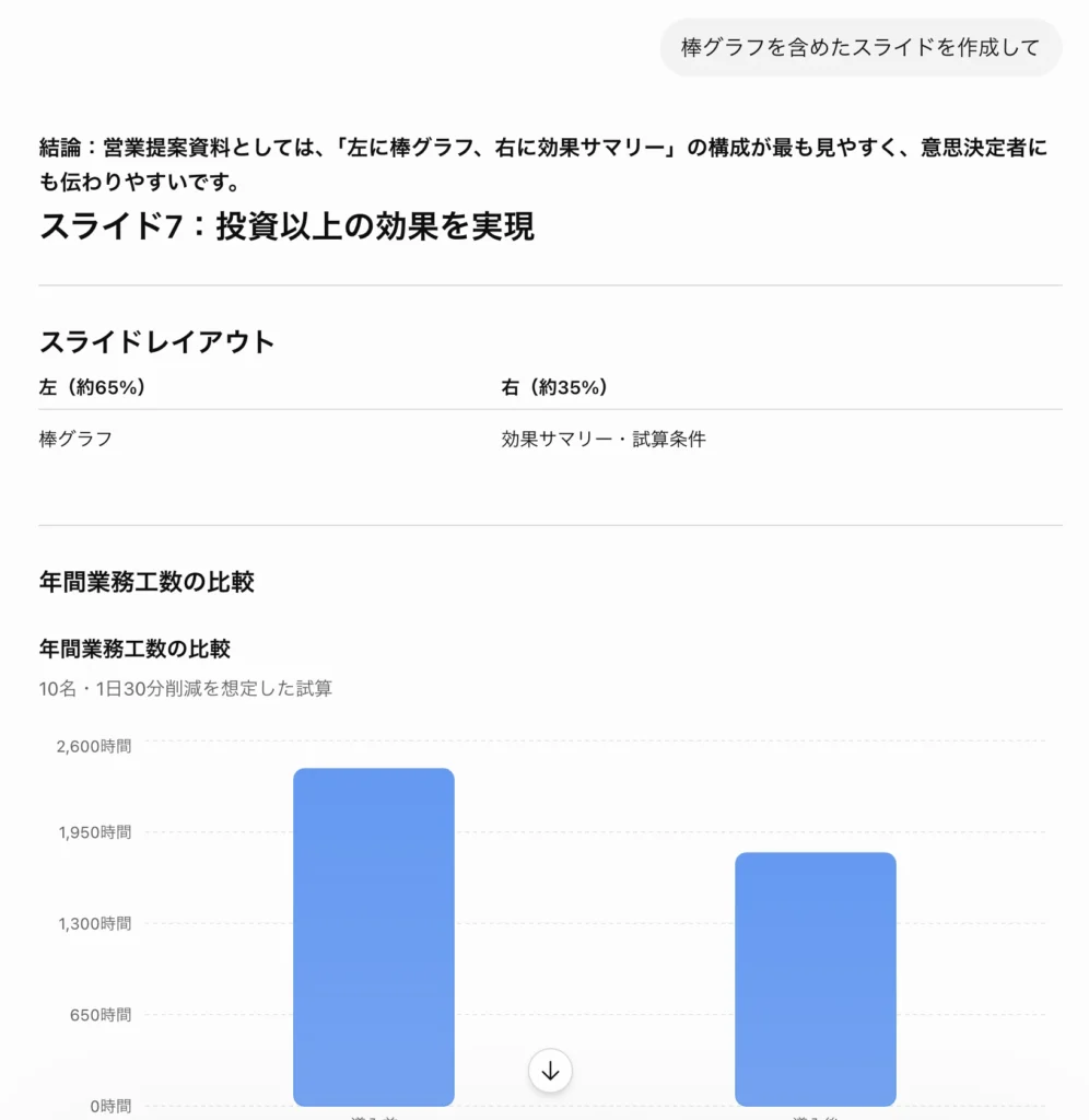 Step4. 図表・グラフ・画像の案を作る