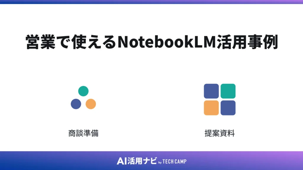 営業で使えるNotebookLM活用事例
