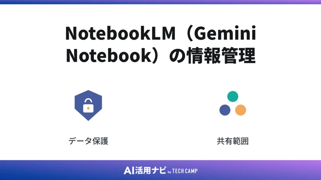 NotebookLM(Gemini Notebook)の情報管理