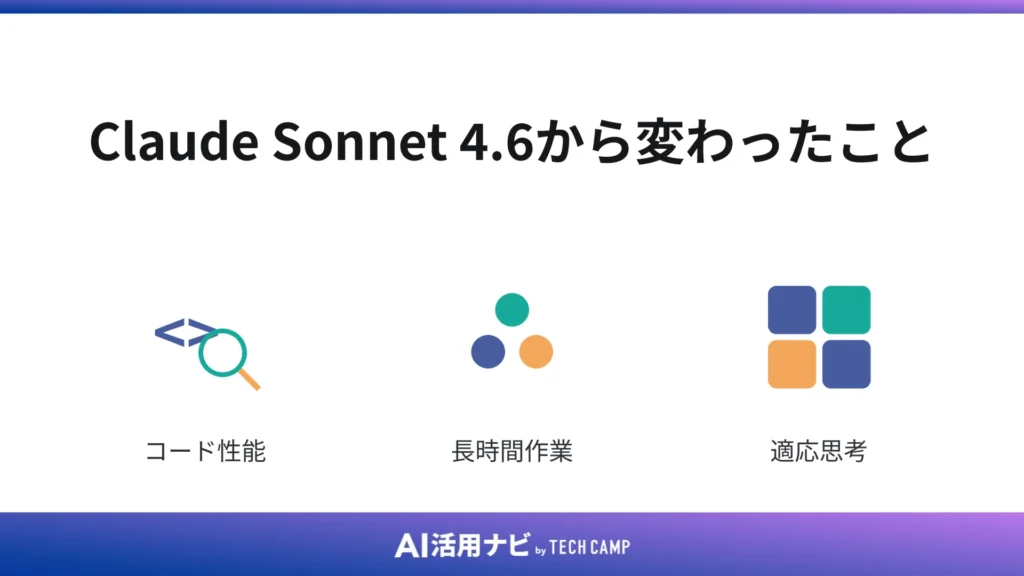 Claude Sonnet 4.6から変わったこと