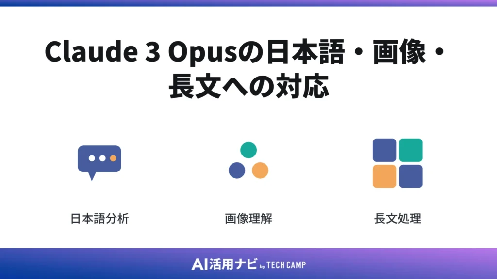 Claude 3 Opusの日本語・画像・長文への対応