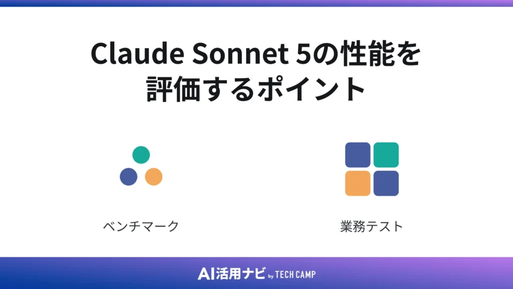 Claude Sonnet 5の性能を評価するポイント