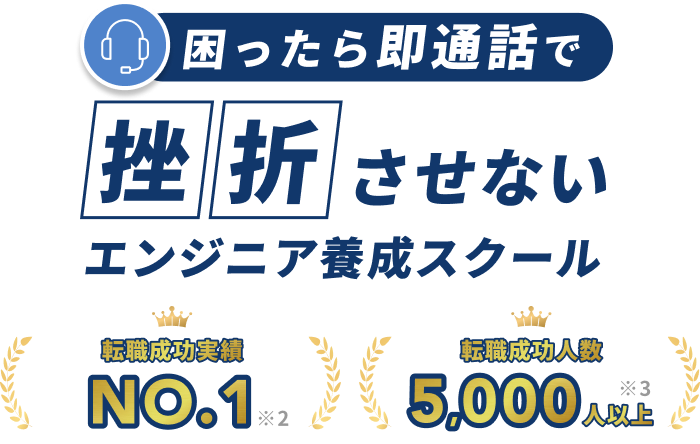 困ったら即通話で挫折させないエンジニア養成スクール