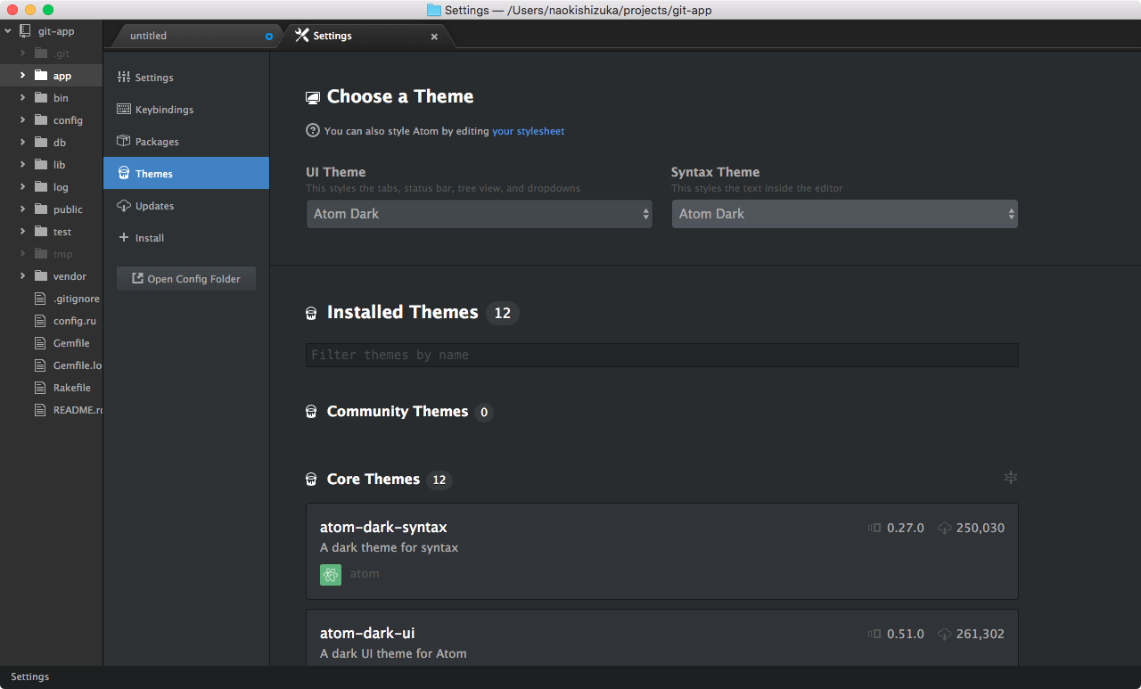 Atomでの開発が捗るおすすめテーマ設定 パッケージ ショートカットを紹介 テックキャンプ ブログ