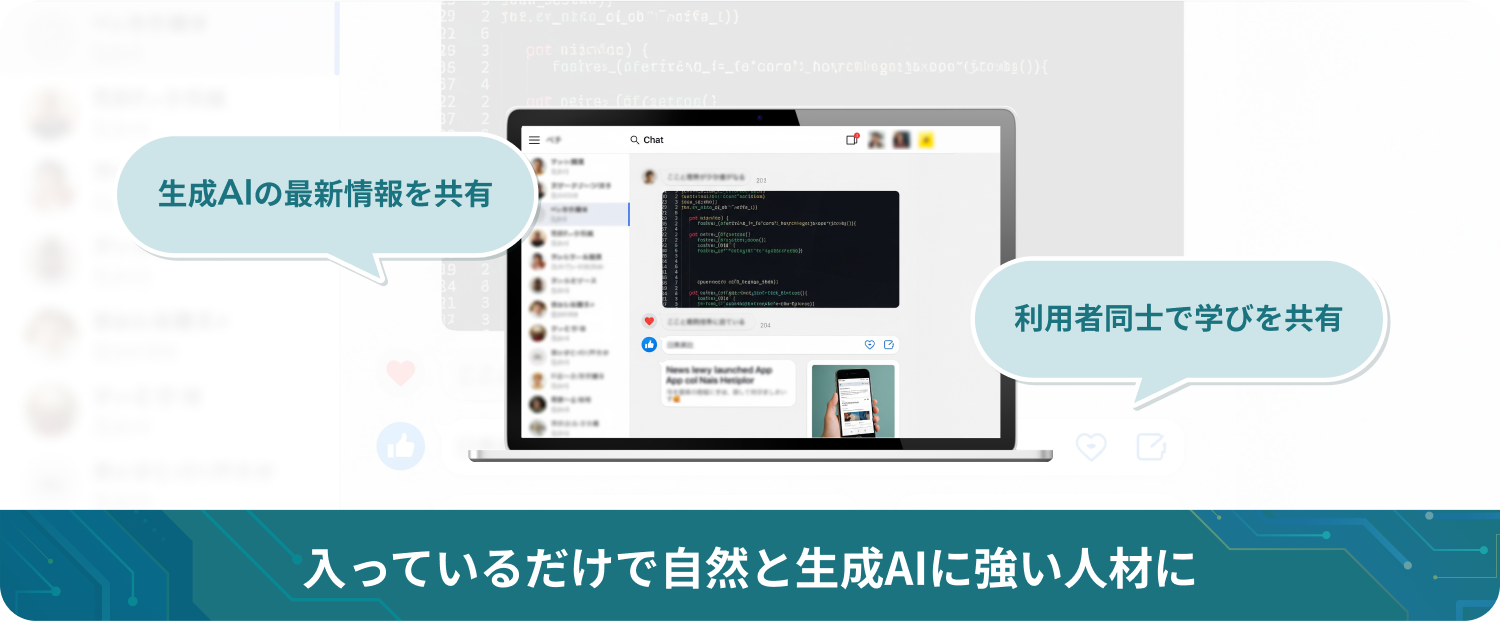 生成AIコミュニティのイメージ